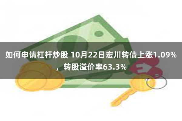 如何申请杠杆炒股 10月22日宏川转债上涨1.09%，转股溢价率63.3%