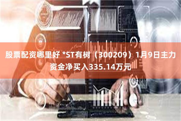 股票配资哪里好 *ST有树（300209）1月9日主力资金净买入335.14万元