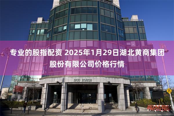 专业的股指配资 2025年1月29日湖北黄商集团股份有限公司价格行情