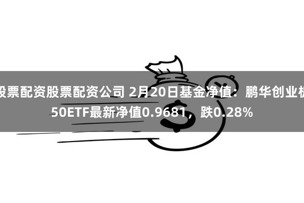 股票配资股票配资公司 2月20日基金净值：鹏华创业板50ETF最新净值0.9681，跌0.28%